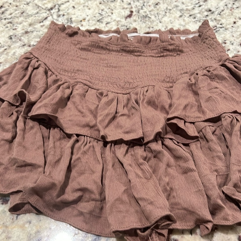 Palmetto moon brown skirt